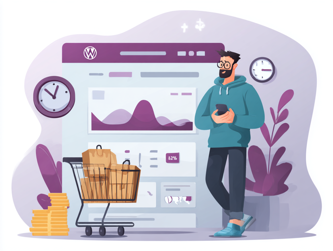 Panel de gestión de e-commerce a medida, un factor importante en el precio de una tienda online con WordPress o Shopify.
