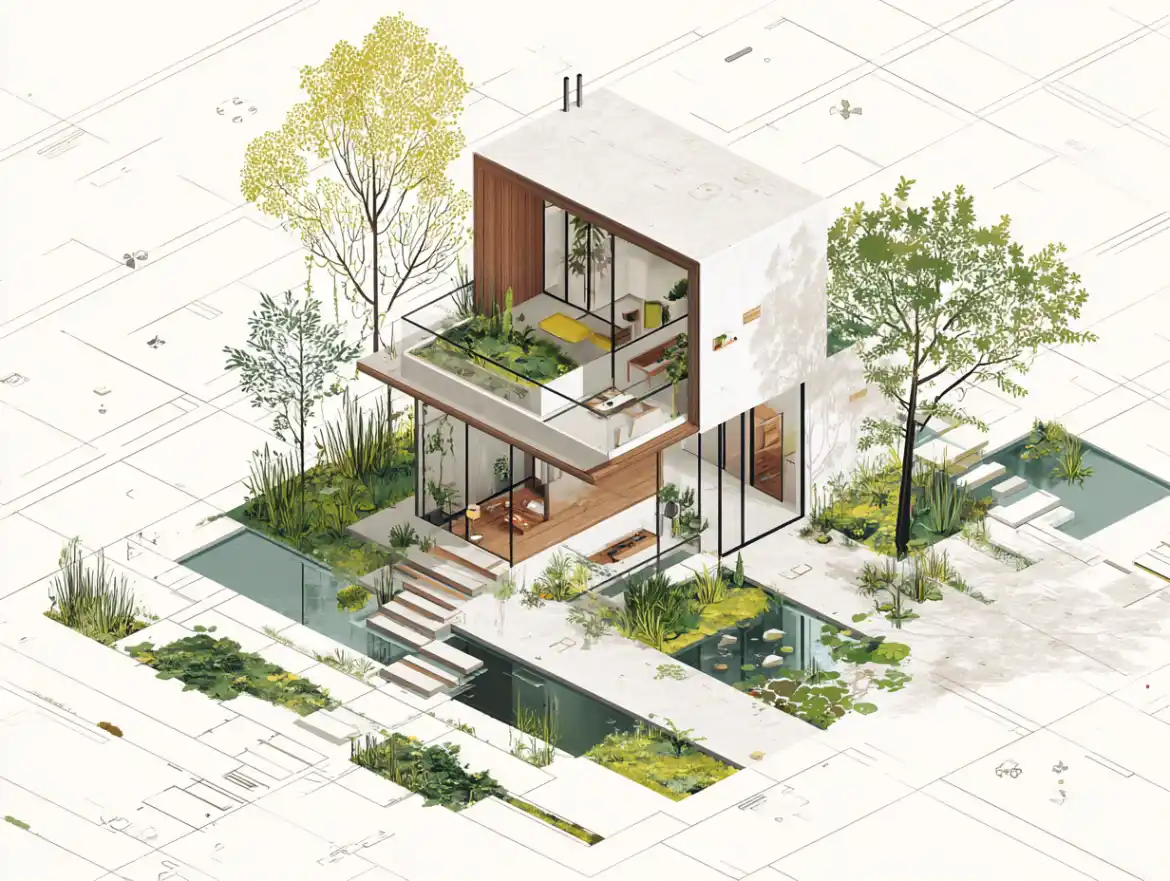 Estrategia de SEO para posicionar un estudio de arquitectura por su especialidad, como la arquitectura sostenible.