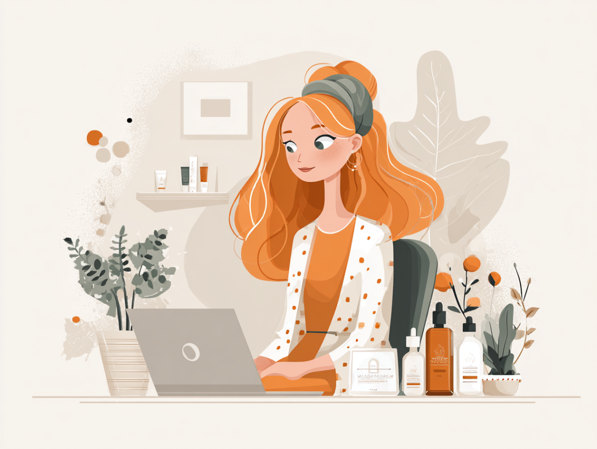 Blog de una marca de belleza con artículos sobre rutinas de skincare y cuidado de la piel.