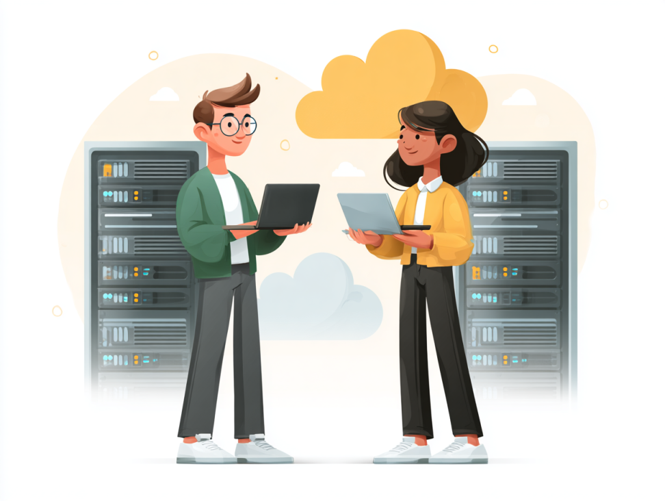 Guía visual exhaustiva para elegir el mejor hosting para WordPress en 2025, con los logos de los principales proveedores.