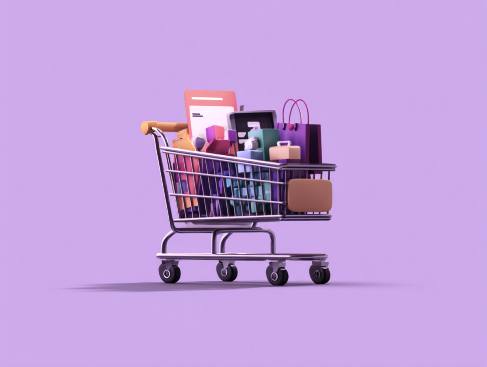 Iconos representando los problemas de una plataforma ecommerce obsoleta: lentitud, altos costes, inseguridad e incapacidad para innovar.