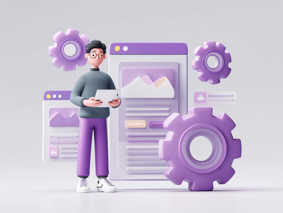 Diagrama del proceso de actualización segura en un servicio de mantenimiento WordPress, utilizando un entorno de staging para evitar errores.