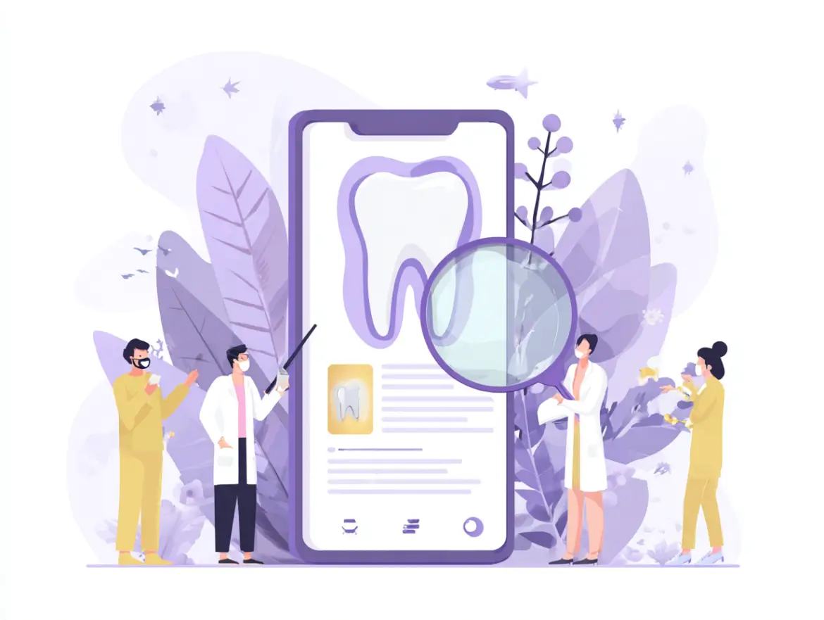 Página de servicio de una clínica dental optimizada para SEO en implantología dental.