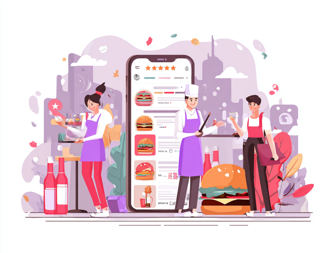 Restaurante lleno de comensales gracias a una exitosa estrategia de SEO para restaurantes.