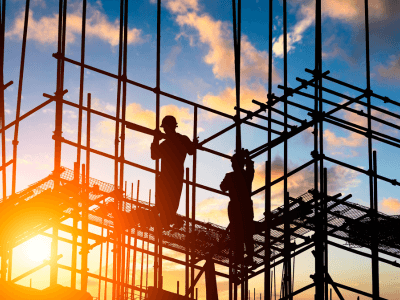 Arquitectura moderna y acabados de construcción de alta calidad