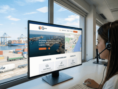 Desarrollo web logística Barcelona Zona Franca